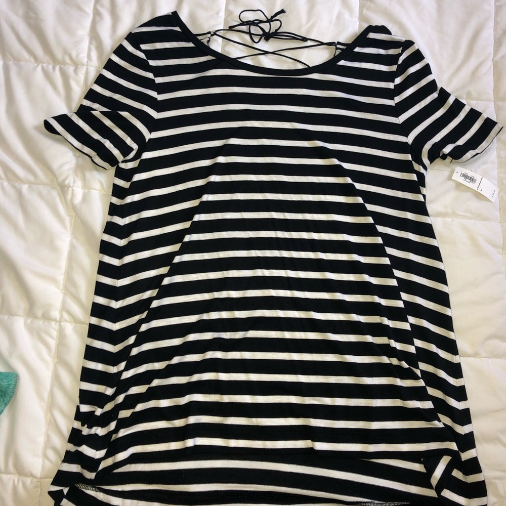 striped tee